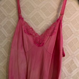 Vintage Pink Slip Dress